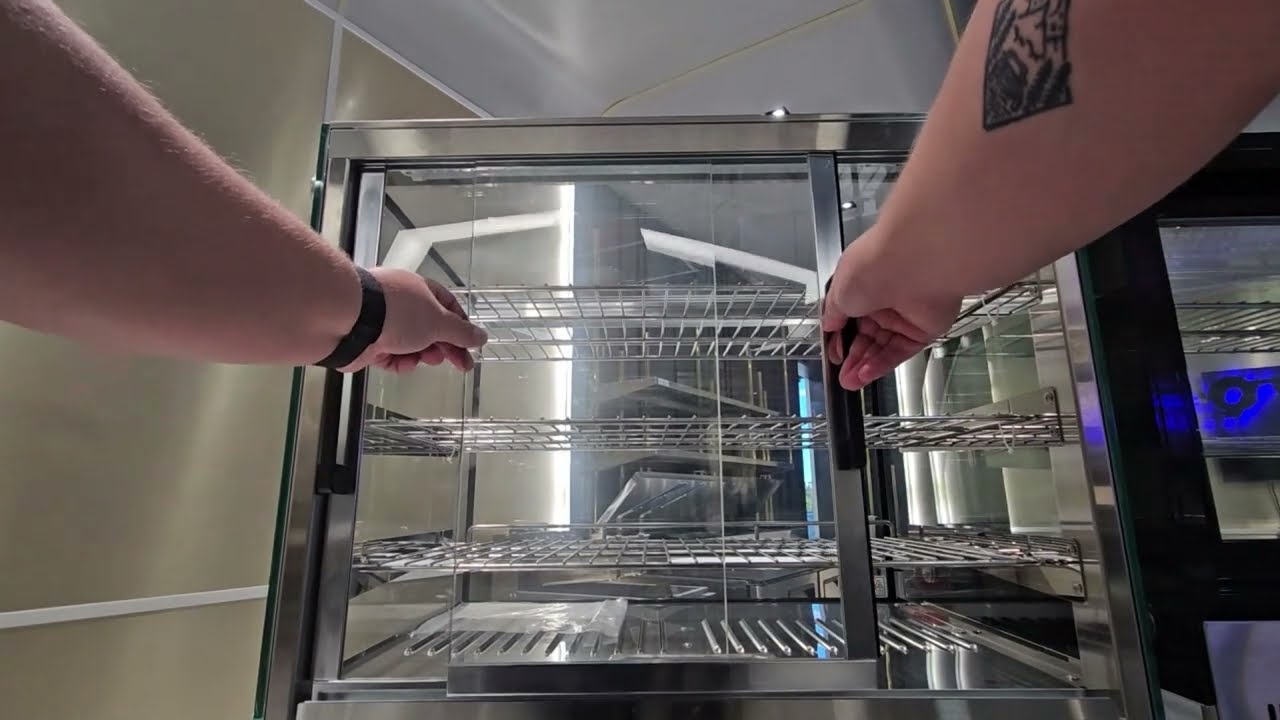 Atosa Counter Top Display Cases Door & Shelf Removal