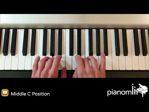 Middle C Position - Learn Piano with Pianomii