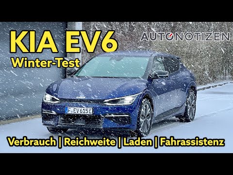 Kia EV6: Elektroauto im Wintertest | Verbrauch | Reichweite | Ladeleistung | Fahrassistenz | 2022