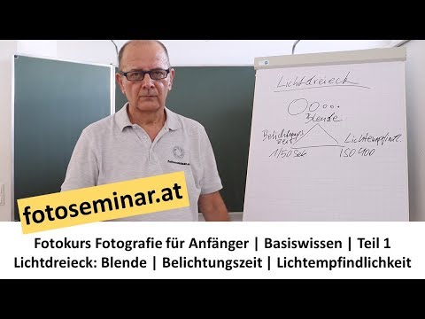 fotoseminar.at -  Basics Fotografie | Teil 1 | Fotokurs für Anfänger: Blende, ISO, Zeit