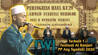 Download lagu TWI - TERBAIK 1 FESBAN ASY SYADZILI 2020 [LIRIK SHOLAWAT] mp3