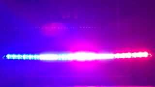 Damega Pursuer Series Interior Lightbar Demo in Red/Blue with takedowns by ResponsePSE.com