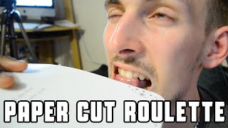 Paper Cut Roulette Challenge | WheresMyChallenge w/ TGFbro