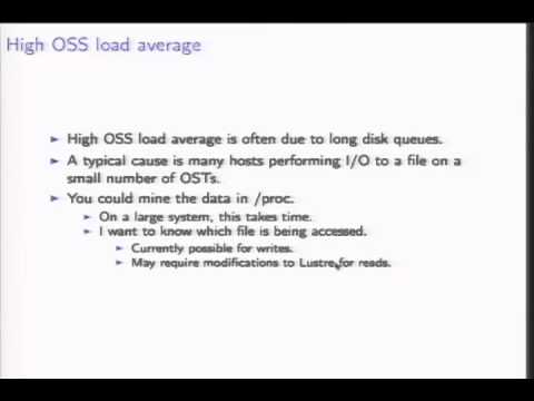 Lustre Performance Analysis with SystemTap