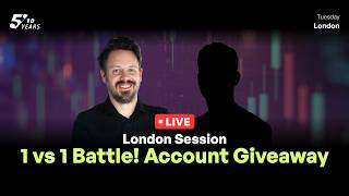1 vs 1 Battle! Account giveaway | Live with The5ers