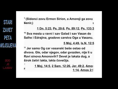 PETA KNJIGA MOJSIJEVA TRECA GLAVA