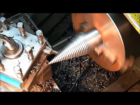 Świder do łuparki - budowa stożka bez użycia liniału | How to make auger to drill firewood