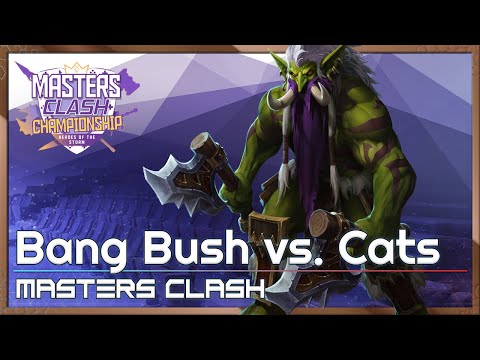 Bang Bush vs. Cats - Masters Clash - Heroes of the Storm 2022