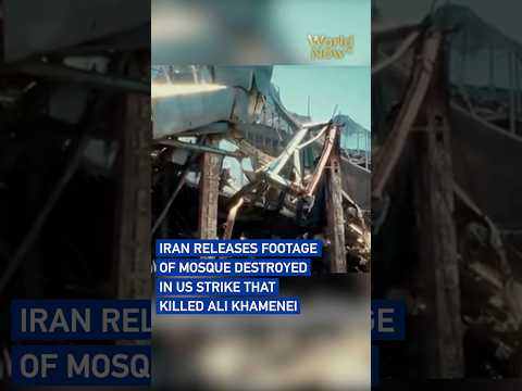 Iran releases footage of mosque destroyed in US strike that killed Khamenei