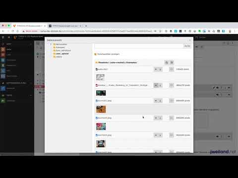 TYPO3 9 für Redakteure - 21  Inhaltselement Dateilinks