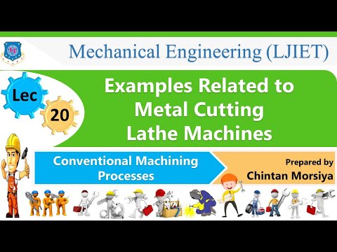 L 01 Machine tool and machining processes | Conventional Machining Processes | Mechanical