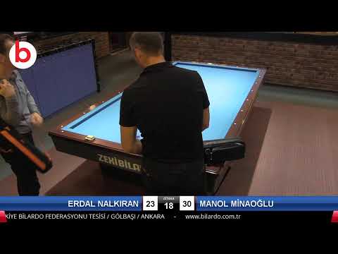 ERDAL NALKIRAN & MANOL MİNAOĞLU Bilardo Maçı - MALTEPE ARENA ZAFER KUPASI 2022-2.TUR