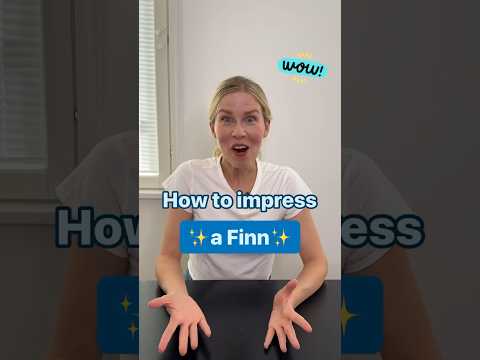 How to IMPRESS a Finn😎🔥 #finland