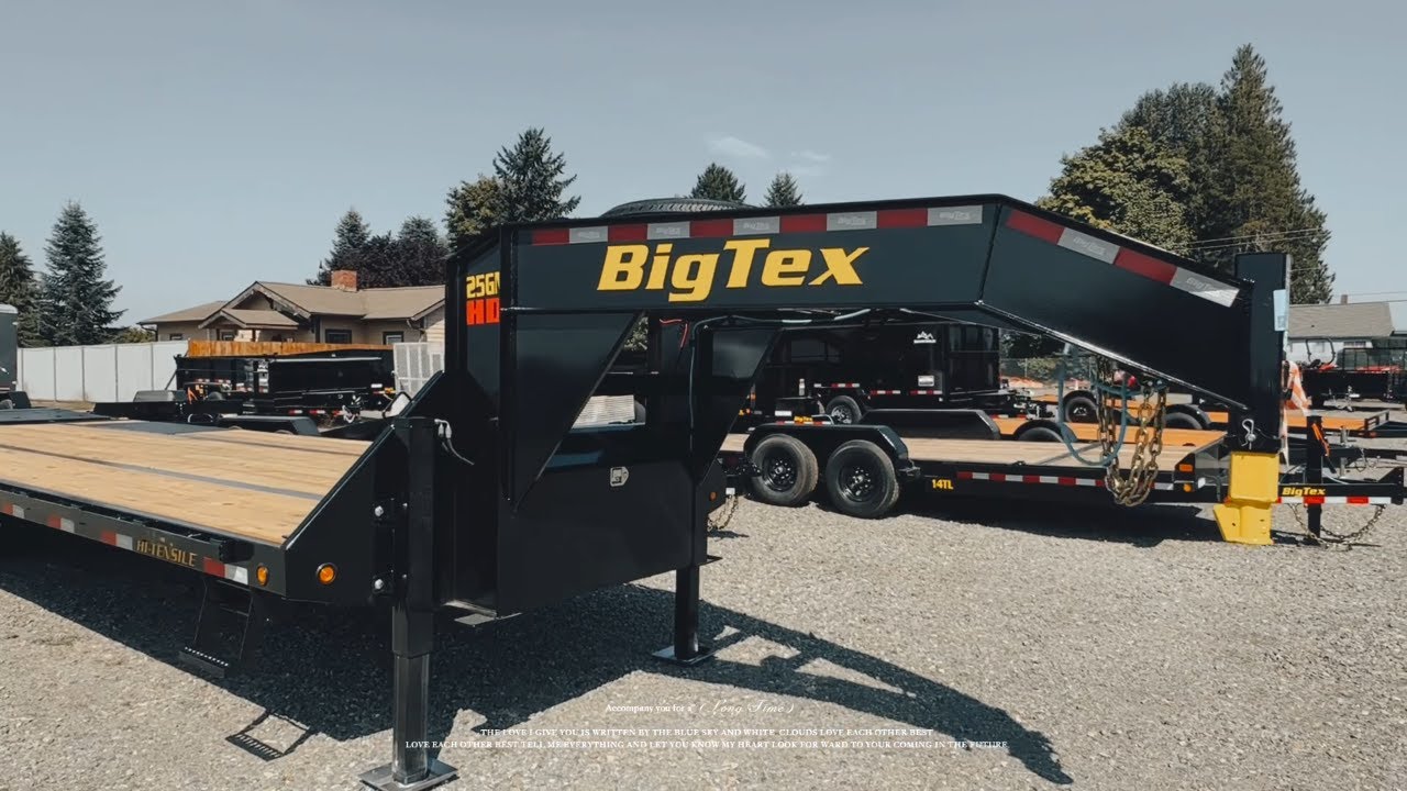 BIG TEX 25GN Gooseneck Flatbed Trailer