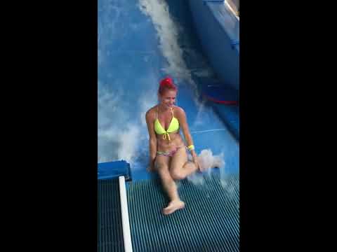 Bikini Girl Flowrider Wave Fail