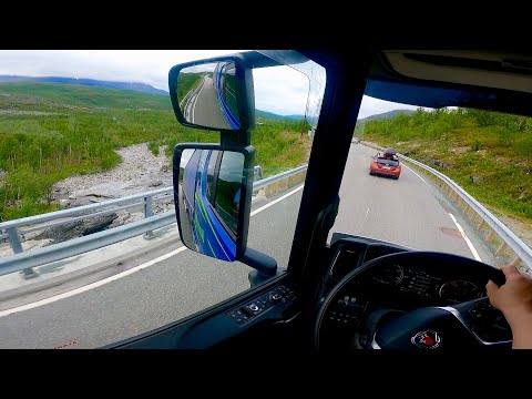 POV Driving Scania S540 - Kilpisjarvi