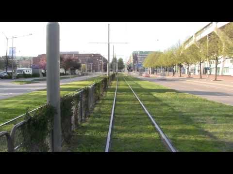 Spårvagn Linje 8 ( Tram line 8 in Gothenburg) hela turen på 12 minuter