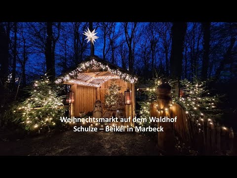 We love Christmas markets: on the road in Marbeck, Waldhof Schulze-Beikel, North Rhine-Westphalia...
