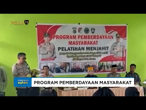 SATGAS II PREEMTIF OPERASI MADAGO RAYA TINGKATKAN KETERAMPILAN DAN KESEJAHTERAAN MASYARAKAT