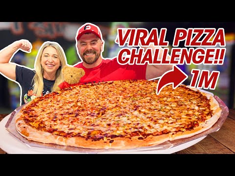 Virale 30-Zoll-Team-Pizza-Challenge mit @KatinaEatsKilos