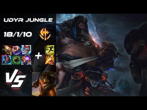 JUNGLE Udyr vs Jarvan IV - EU Challenger Patch 25.19