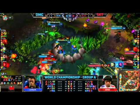 OMG vs SKT - Highlights - Worlds Group Stage D1G5
