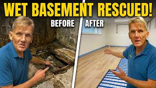 Wet Basement Rescue | Damp Proofing, Heating & New Flooring