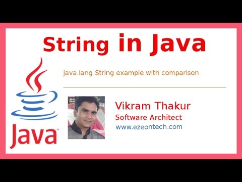 6 String With Comparison Example Java Training By Ezeon