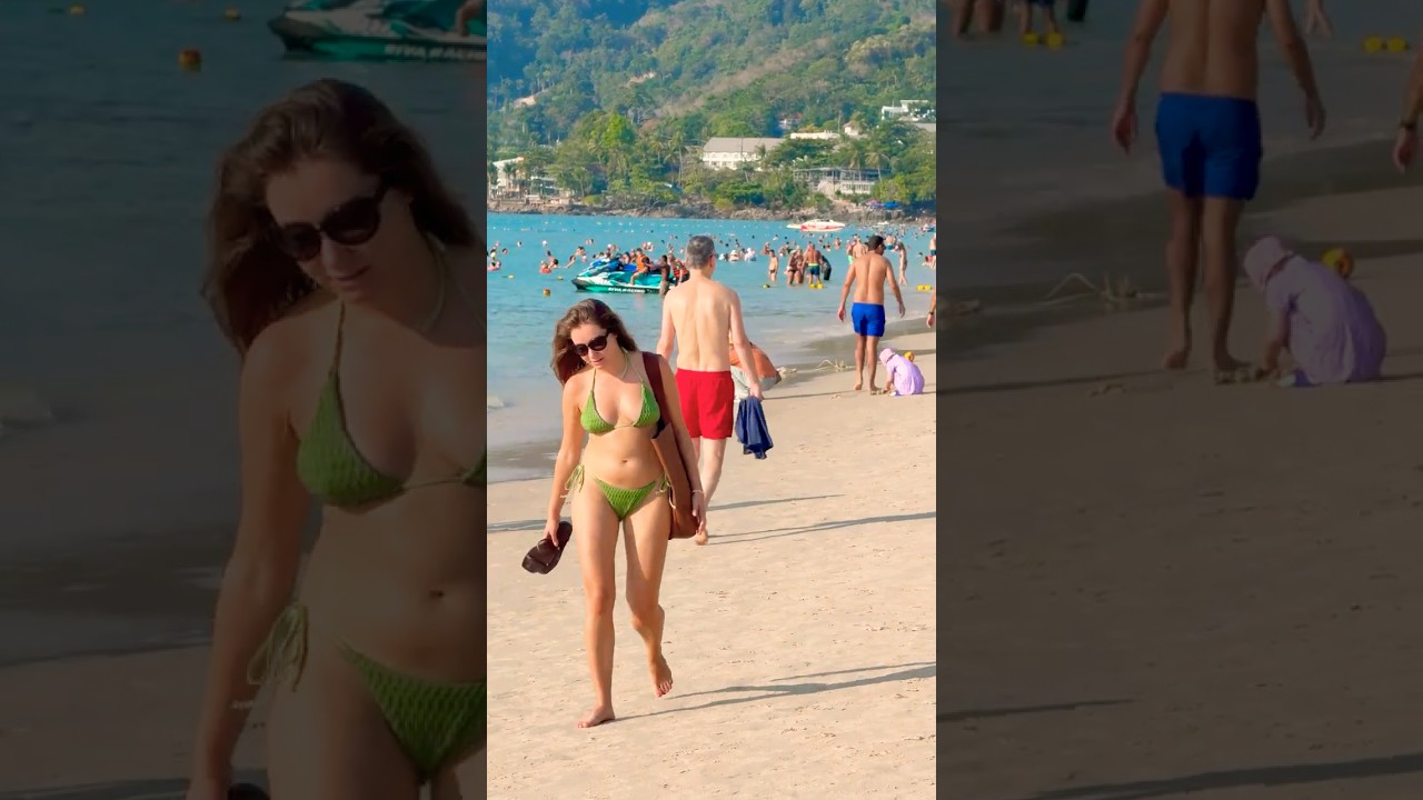 🇹🇭Phuket Beach Wonderful Summer Holiday Best Day 22⛱️ #phuketbeach