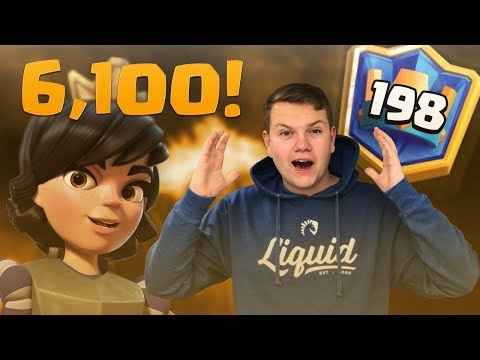 GRAND CHAMPION! NEW Log Bait Deck! LIVE Ladder Gameplay - Clash Royale