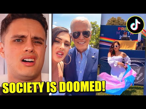 White House BANS Trans Influencer For Going TOPLESS At Joe Biden Pride Event..