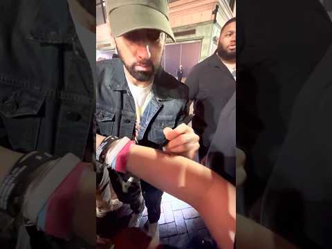 Eminem Makes Rare Appearance At Mom’s Spaghetti While Adam Sandler’s In Town