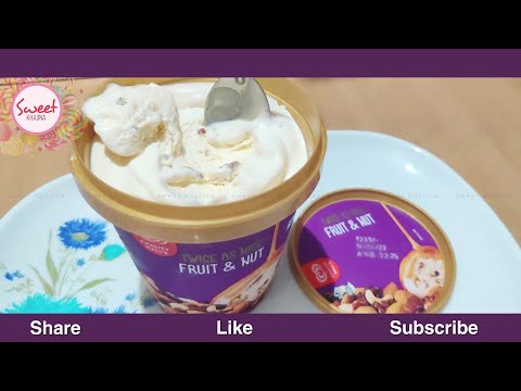 Kwality Walls | Fruits & Nut Ice Cream | Family Pack | Review & Price