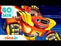 Blaze e le Mega Macchine | 40 MIN di Robot Blaze alla Riscossa | Nick Jr.