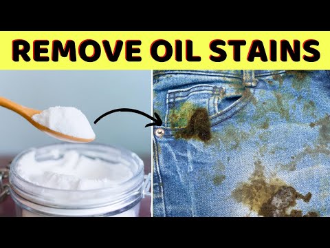 Stain Removal How To Get Dried Oil Stains Out Of Jeans...