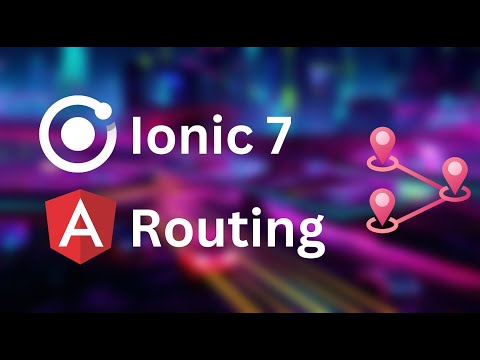 Ionic 7 Routing with Angular Standalone Components