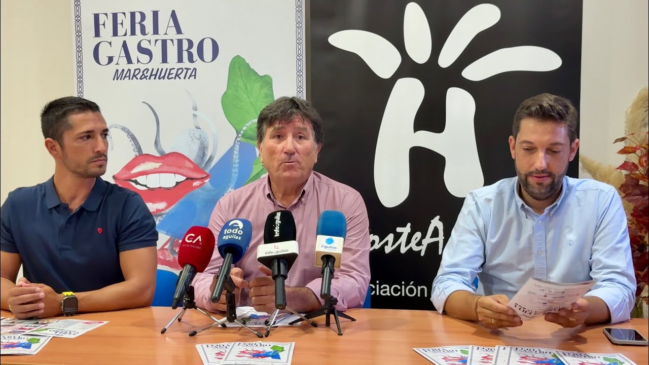 Águilas acogerá, del 2 al 4 de octubre, la X Edición de la Feria Gastro Mar & Huerta 'Saboreáguilas'