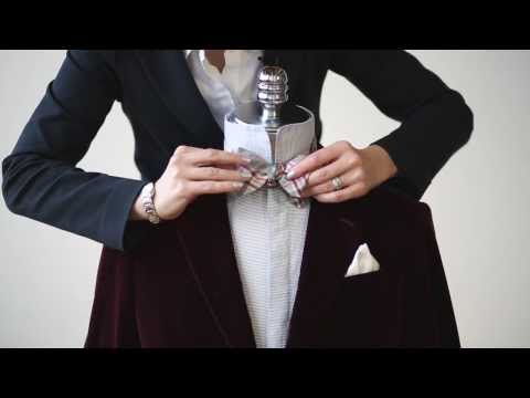 Learn how to tie the perfect bow tie in just a few simple steps by Harry Rosen