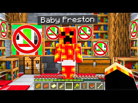 7 Secrets about Baby Preston! - Minecraft