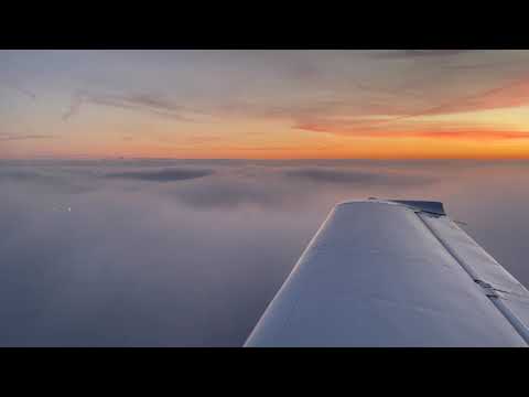 VOR 12 Forlì (LIPK) al tramonto, con General Avia F22 R “Pinguino”