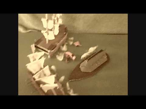 civil war school project: ironclad battle Monitor vs. Merrimac