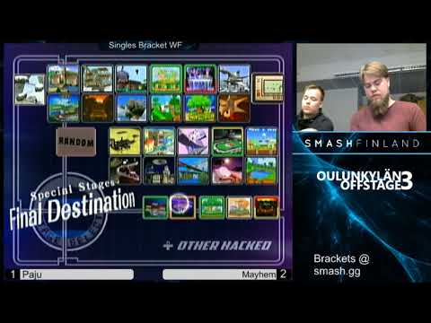Oulunkylän Offstage 3 - Melee Singles - Winners Finals - Paju(Peach) vs Mayhem(Fox, Falco)