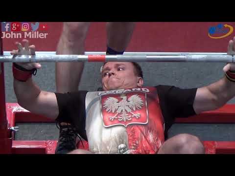 Mariusz Grotkowski - 3rd Place 585kg Total - 66kg Class 2019 EPF Classic Open