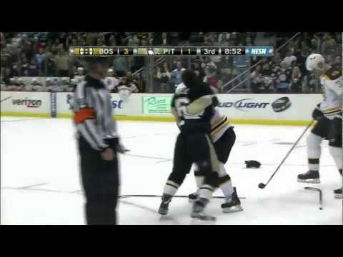Gregory Campbell fights Joe Vitale w/SlowMo 12/5/11