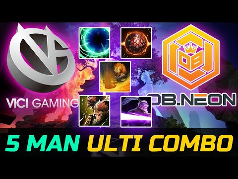 5 MAN WOMBO COMBO - VICI GAMING VS OB NEON ESPORTS SINGAPORE MAJOR DOTA 2