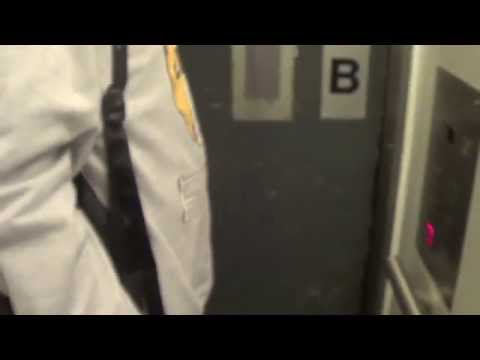 Old ASEA-Graham traction elevator, Hissteknik mod @ Norra Långgatan 23, Landskrona, Sweden.