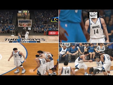 NBA 2K14 PS4 MyCareer Playoffs QFG4 - Injuries + Teammates Trolling! :/