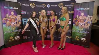 FMG International Gold Coast 2025 backstage interview with Heidi Stacey and Megan