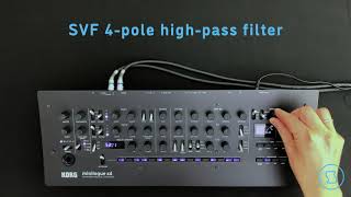 Video thumbnail for Sinevibes Korg FX - SVF by Sinevibes
