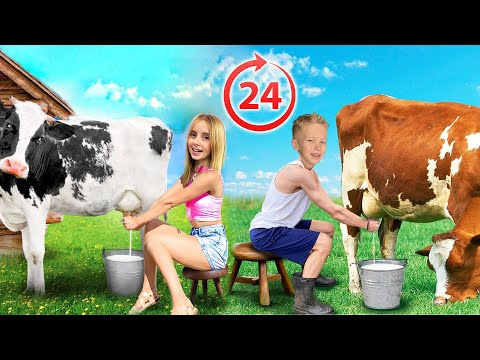 ⏰ 24 ore Viața la SAT 🥊 BĂIEȚII versus FETELE în TABĂRA MELIMI 💃 Au muls VACILE 🐄